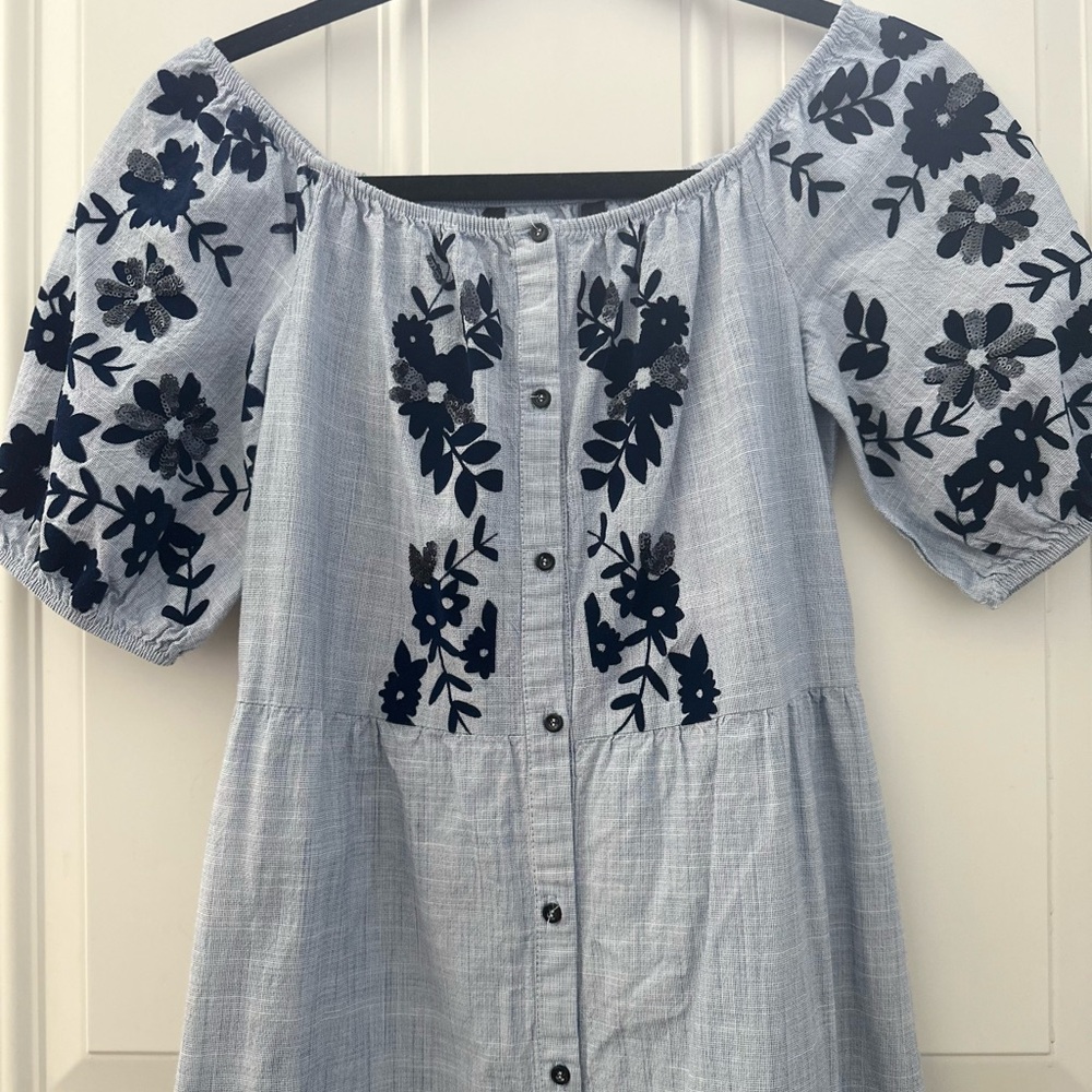 Zara Floral Off Shoulder Dress ASO Kate Middleton - Picture 3 of 9